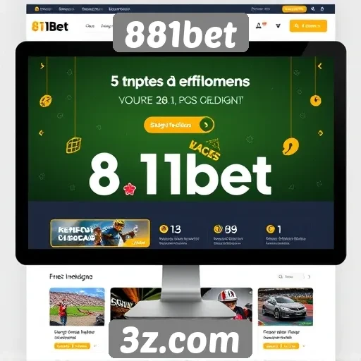 Avaliação do design e usabilidade do site 881bet