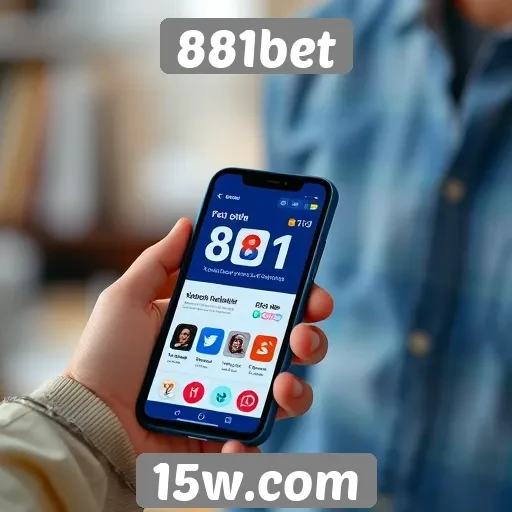 Acessibilidade móvel no site 881bet