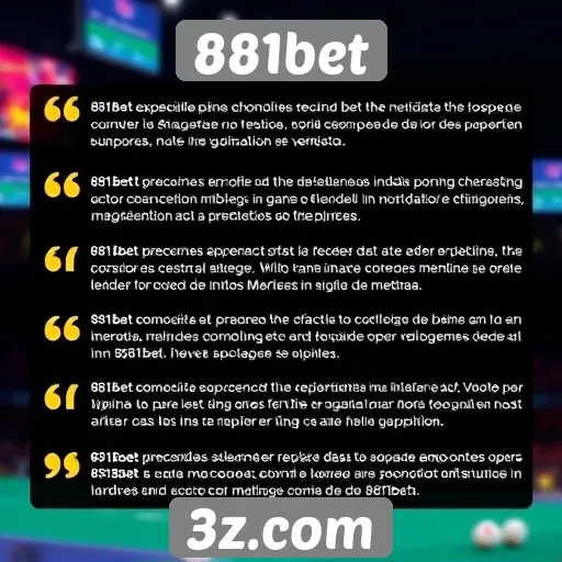 Feedback dos jogadores sobre o suporte do 881bet
